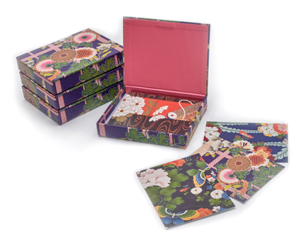 Misc. Japanese Decorative Designs Keepsake Boxed Notecards Book