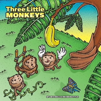 Paperback Three Little Monkeys Book