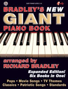 Paperback Bradley's New Giant Piano Book