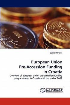 Paperback European Union Pre-Accession Funding in Croatia Book
