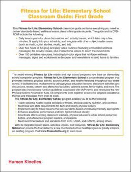 Misc. Fitness for Life: Elementary School Classroom Guide-First Grade Book