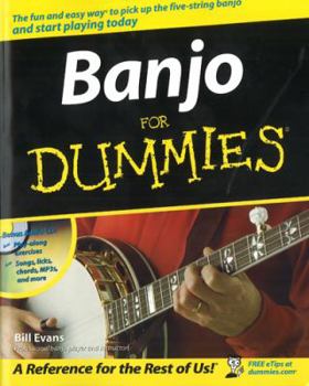 Paperback Banjo for Dummies [With CD-ROM] Book