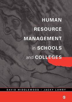 Paperback Human Resource Management in Schools and Colleges Book