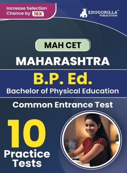 Paperback MAH B.P. Ed. CET Exam Book 2023: Bachelor of Physical Education - 10 Practice Tests with Free Access to Online Tests Book
