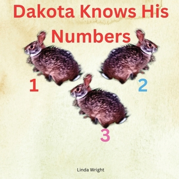 Paperback Dakota Knows His Numbers 123 [Large Print] Book