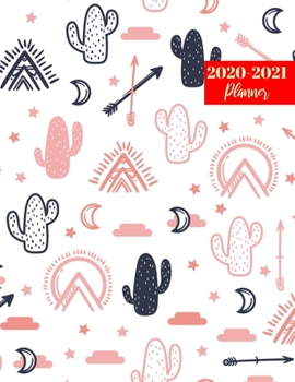 2020-2021 Planner: Nice Two Year  Personal Journal Week Planners & Goal Planner Organizer -  Weekly & Monthly Dated Agenda Book and To Do List