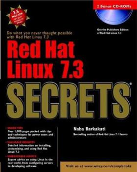 Paperback Red Hat Linux 7.3 Secrets [With 2 CDROMs] Book
