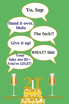 21st Birthday Celebration: Twenty-one year old Birth year notepad  Blank ruled journal  Funny Twenty first birthday card alternative notebook