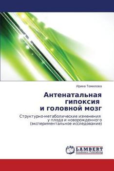 Paperback Antenatal'naya Gipoksiya I Golovnoy Mozg [Russian] Book