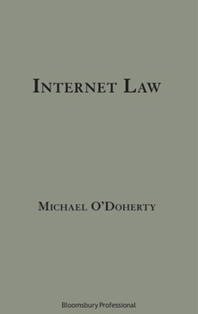 Hardcover Internet Law Book