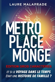Paperback Métro Place Monge (édition gros caractères) [French] Book