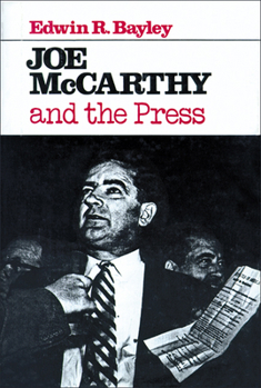 Paperback Joe McCarthy and the Press Book