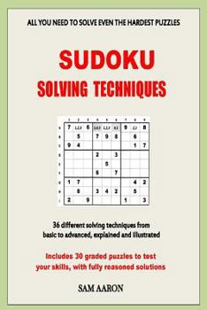 Paperback Sudoku Solving Techniques Book