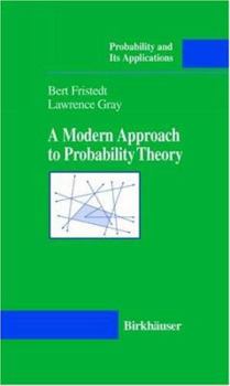 Hardcover A Modern Approach to Probability Theory Book