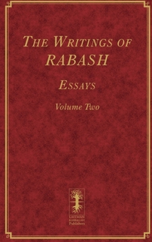 Hardcover The Writings of RABASH - Essays - Volume Two Book