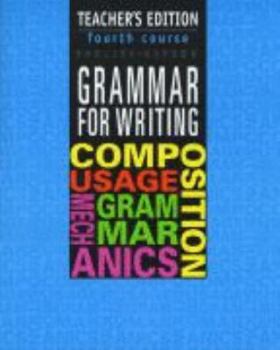 Paperback Sadlier-Oxford Grammar for Writing, 4th Course, Teacher's Edition Book