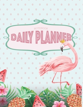 Paperback Planner book: Daily planner Notebook with Cute Cartoon cover Extra large (8.5 x 11) inches, 110 pages, Daily planner notebook Book