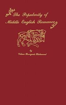 Hardcover The Popularity of Middle English Romance Book