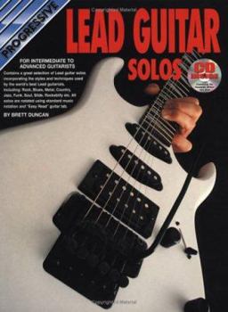 Paperback Lead Guitar Solos Bk/CD: For Intermediate to Advanced Guitarists Book