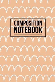 Paperback Composition Notebook: College Ruled 6" x 9" Party Design Writing Notes Journal, Office, Kids, School and college student. Book