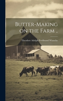 Hardcover Butter-making on the Farm .. Book