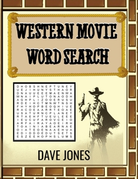Paperback Western Movie Word Search: western word search puzzle books for adults [Large Print] Book