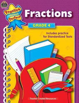 Paperback Fractions Grade 4 Book