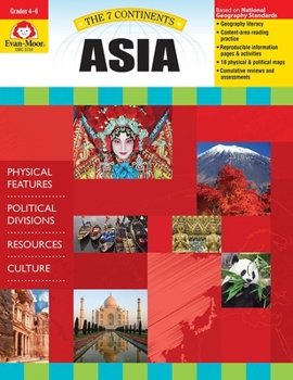 Paperback 7 Continents: Asia, Grade 4 - 6 Teacher Resource Book