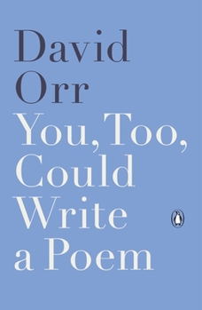 Paperback You, Too, Could Write a Poem Book