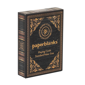 Misc. Onyx Standard Deck Playing Cards by Paperblanks (Asterales) Book