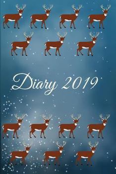 Paperback Diary 2019: Deer Snowy Book