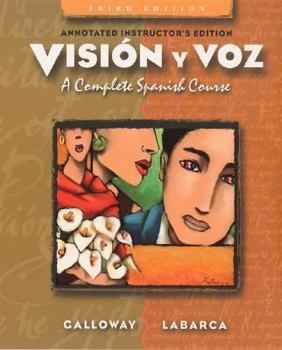 Hardcover Visin y voz, , Annotated Instructor's Edition Book