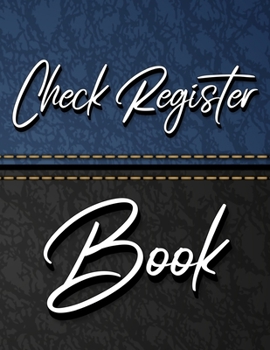 Paperback Check Register Book: 7 Column Payment Record, Record and Tracker Log Book, Personal Checking Account Balance Register, Checking Account Tra [Large Print] Book