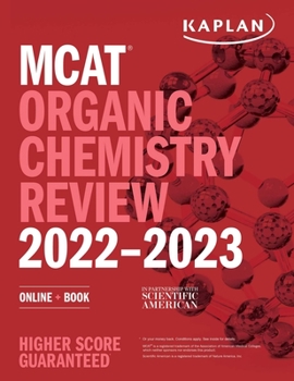 Paperback MCAT Organic Chemistry Review 2022-2023: Online + Book