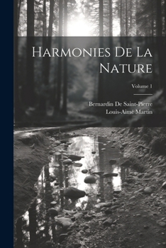 Paperback Harmonies De La Nature; Volume 1 [French] Book