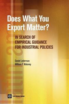Paperback Does What You Export Matter?: In Search of Empirical Guidance for Industrial Policies Book