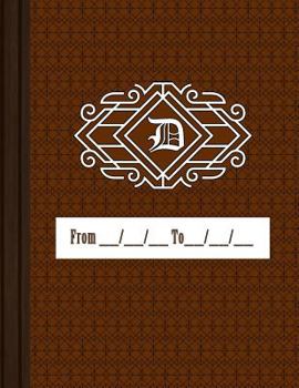 Paperback D: Men's Style Dot-Grid Notebook and Workbook for That Special Guy in Your Life Book