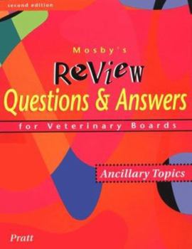 Paperback Mosby's Review Questions & Answers for Veterinary Boards: Ancillary Topics Book