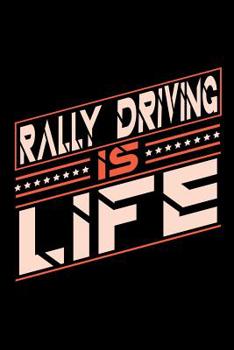 Paperback Rally Driving is Life: Graph Paper 5x5 Notebook for People who love their Sports and Hobbies Book