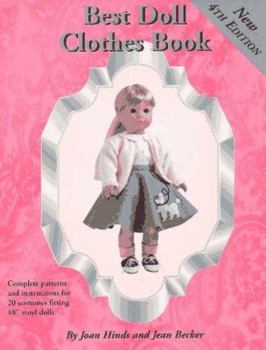 Paperback Best Doll Clothes Book: Complete Patterns and Instructions for 20 Costumes Fitting 18" Vinyl Dolls Book
