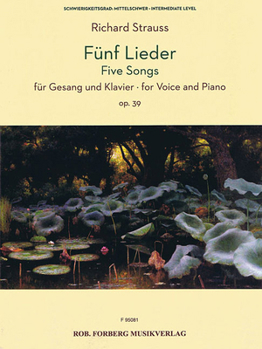 Paperback 5 Songs, Op. 39: Voice and Piano Book