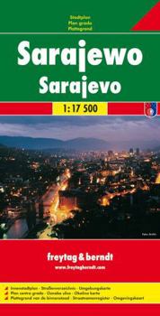 Map Sarajevo, city map 1:17,500 Book