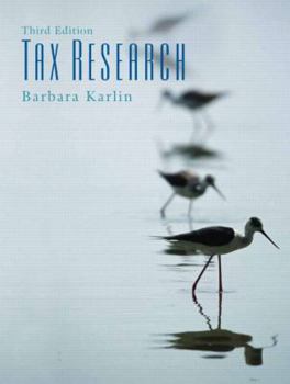 Hardcover Tax Research Book