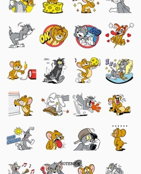 Notebook: Tom and Jerry Cartoon Soft Glossy Cover College Ruled Lined Pages Book 7.5 x 9.25 Inches 110 Pages