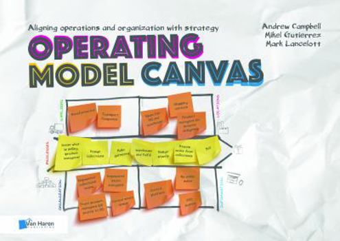 Hardcover Operating Model Canvas Book