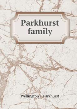 Paperback Parkhurst family Book