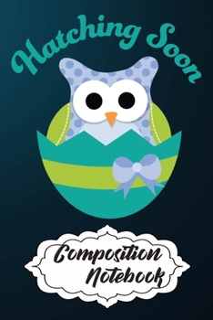 Paperback Composition Notebook: 110 Blank Lined Papers - 6x9 Personalized Customized Owl Composition Notebook Journal Gift For Owl Lovers Book