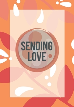 SENDING LOVE: DOT MATRIX JOURNAL/ Notebook. Original appreciation gift for married couples to write in. Unique present for groom and bride to be, newlyweds or wedding anniversary.