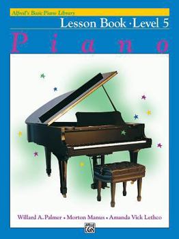 Paperback Alfred's Basic Piano Library Lesson Book, Bk 5 Book
