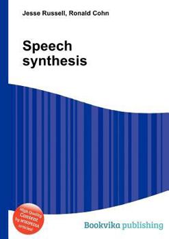 Paperback Speech Synthesis Book
